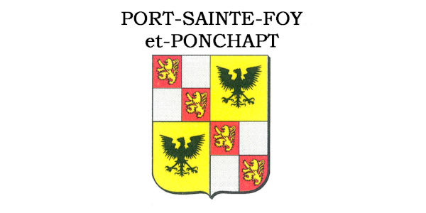 Blason Port-Sainte-Foy-et-Ponchapt